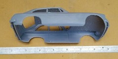 ABS-LIKE RESIN 3D PRINTED 1/25 1965 MG MGB GT, MGB-GT COUPE BODY