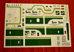 AMT International Transtar Eagle 4300 Sprite Decal Sheet 1/25