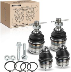 A-Premium Set of 4, Front Upper & Lower Ball Joints Kit, Compatible with Ford F-