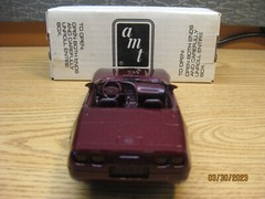 1993 Corvette Convert promo 1/25 scale, NEW IN BOX WITH ORIGINAL TISSUE & LABELS