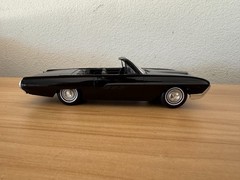 Vintage 1963 FORD THUNDERBIRD PROMO Dealer CAR ~ Black Convertible T bird
