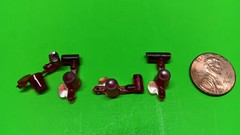 Lot of 4 Red Amber Emergency Beacons Flashers Lights 1978 D100 Pickup Truck 1/25