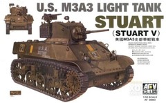 AFV Club 1/35 U.S. M3A3 Light Tank Stuart (Stuart V) #35053 📌Listed in USA📌