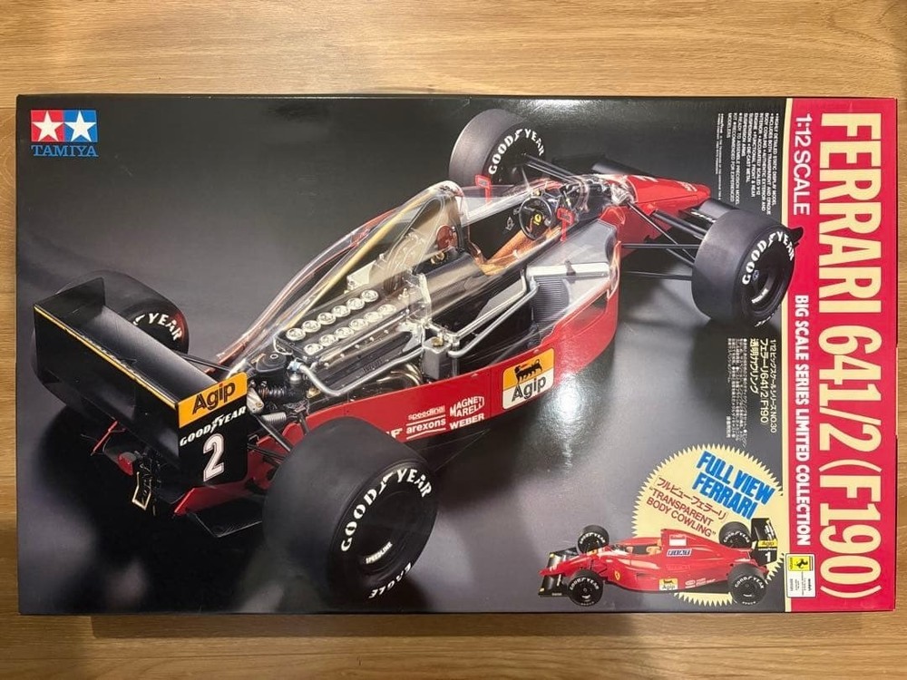 TAMIYA 1/12 FERRARI 641/2 F190 Full View Model Kit Unassembled Big Scale