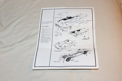 Original Jo-Han 1960 Desoto Hardtop Adventurer Model Kit Instructions ONLY C4460