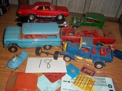 Model Car Junkyard/Parts Lot Salvage Built Plastic Models #18