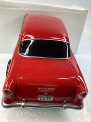 10” solid resin Gasser ‘55 Chevy 55CC-111 MODEL hot rod car red new (L9)