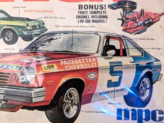 L@@K! RARE ORIGINAL VINTAGE MPC 1974 CHEVY VEGA KIT *SEALED-BAG *COMPLETE *NICE!