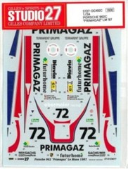 STUDIO27 1/24 PORSCHE 962C “PRIMAGAZ” LM ’87 DC492C Decal