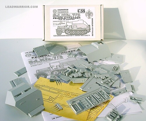 Lead Warrior 1/35 Feuerleitpanzer fur V-2 Raketen SdKfz.7/3 Conversion Set