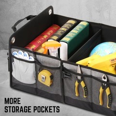 Dna Motoring Trunk Organizer For Car 70L Large Capacity Foldable Trunk