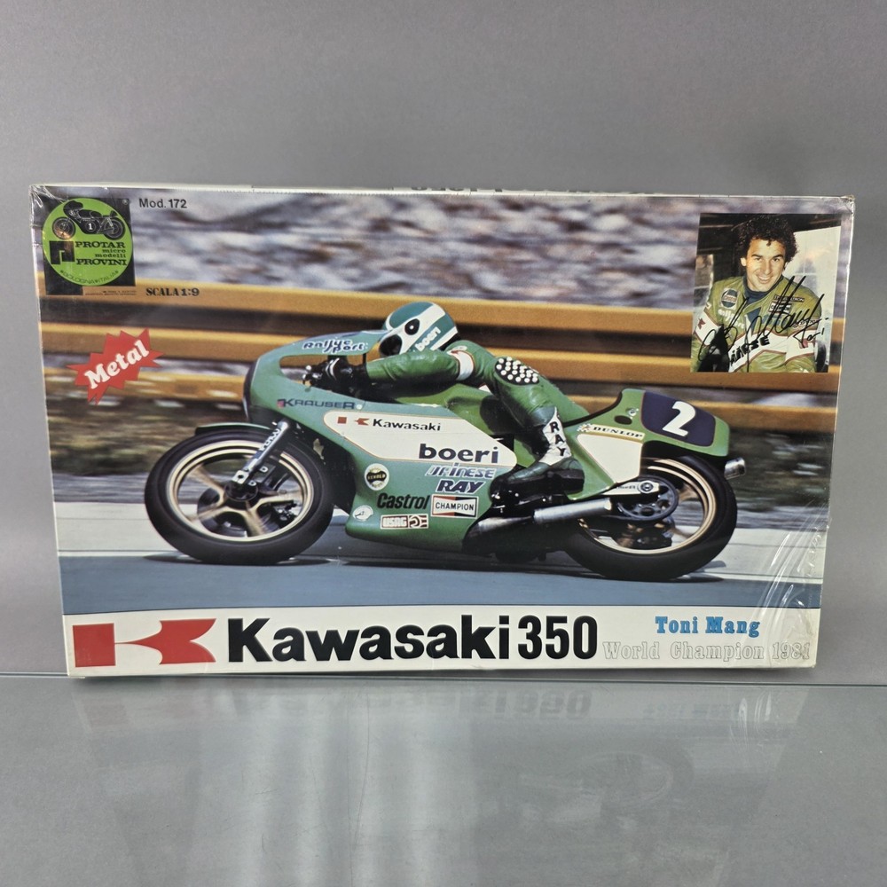 Protar 172 1:9 KAWASAKI 350 Toni Mang Model Kit 1981 Champ FIRST EDITION SEALED