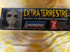 Lindberg Alien Extraterrestrial Model Kit Factory Sealed New Old Stock 7-3/4 in