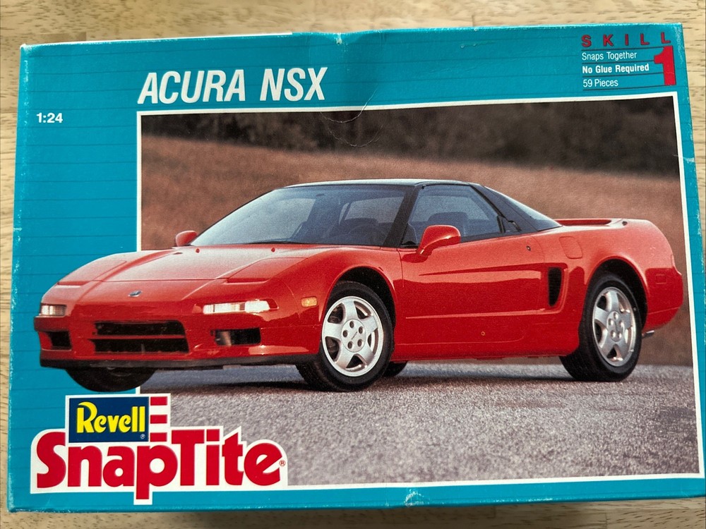 RARE RARE 🌟Revell SnapTite Acura NSX 1:24 Started But Complete!