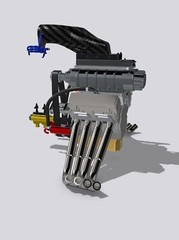Funny Car Blown Nitro Hemi Engine Kit for Drag Models Scales 1/24 1/25 1/18 1/16