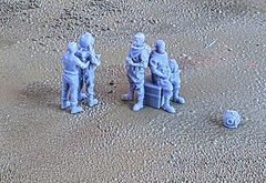 One HO/1/87 Deep Sea Diver figures, unpainted! A Nelson Modelworks EXCLUSIVE!!!