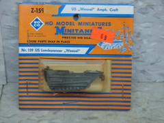 Roco Minitanks (NEW) 1/87 Z-159 WWII US Weasel Amphibious Armore Craft Lot#5807K