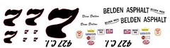 #7 Dean Dalton Belden Asphalt Ford Torino 1/24 -1/25 Decal