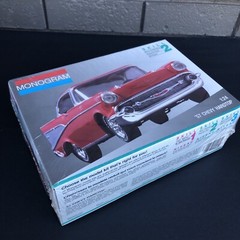 Monogram 57 Chevy Hardtop 1:24 Car Model Kit 2225 Sealed 1:24 Scale See Photos