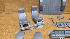 1977 FORD ECONOLINE VAN COMPLETE INTERIOR 1:25 Scale AMT NEW Model KIT PARTS