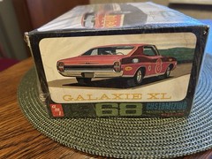 AMT 1968 Ford Galaxie XL HT #6128 Factory Sealed Model Car Kit