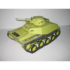 OREL 022 – 1/25 Paper model kit Military armor Tank Т-30 scale set