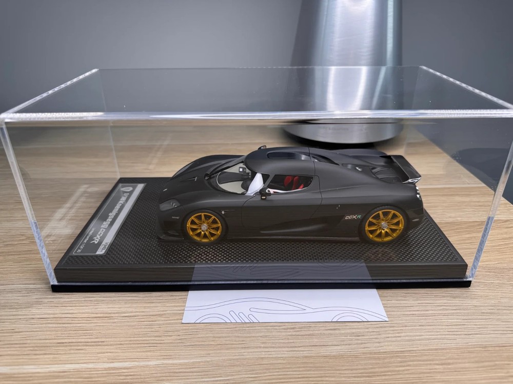 Koenigsegg CCXR – Storm Black matte – 1/18 scale model car