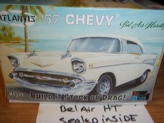 Atlantis 1957 Chevy BEL Air unbuilt kit junkyard
