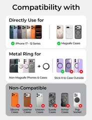LISEN for MagSafe Car Phone Mount Strong Magnets Magnetic Phone Holders for Y…