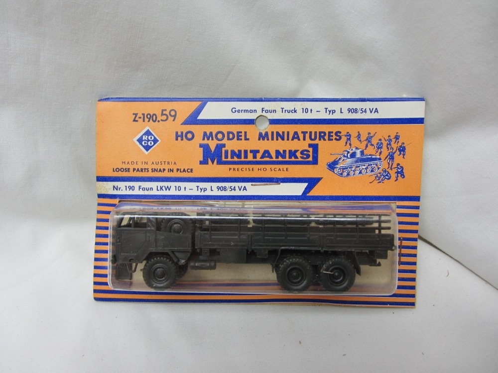 Roco Minitanks DBGM German Army Bundeswehr Faun Trucks U Pick