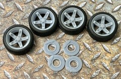 Resin 20 Inch “99-00 Ford F150 Lightning” Model car Wheels/Tires 1/24 1/25 scale