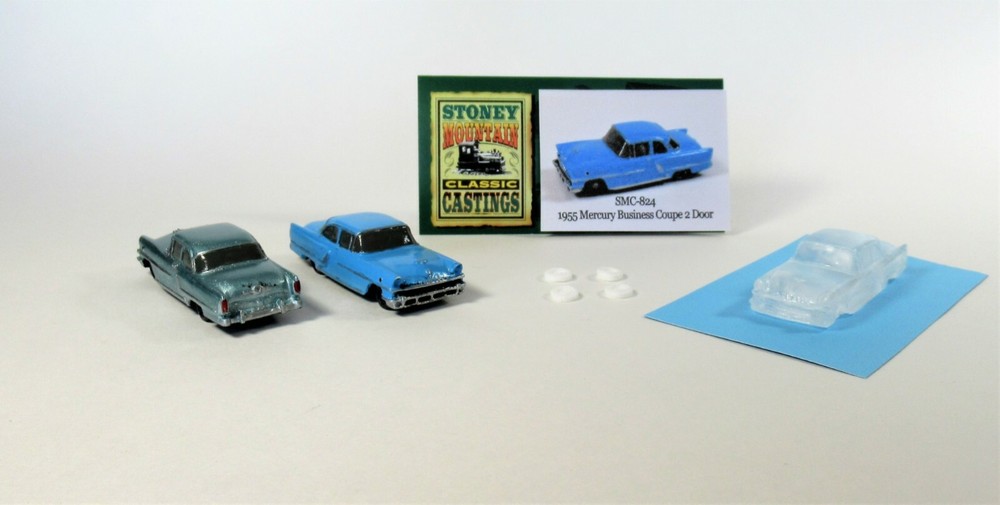 New! SMC-824 1955 Mercury Business Coupe 2 Door HO-1/87 Scale Clear Resin Kit