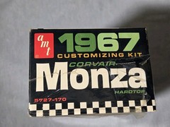 Vintage 1/25 AMT 1967 CORVAIR MONZA HARDTOP CUSTOMIZING KIT FACTORY SEALED 60s