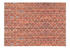 1:25 G scale model car red brick wall waterslide decals