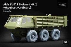 Alvis FV622 Stalwart Mk.2 Ordinary Wheel set for Airfix 1/35 ScaleX WM 35026