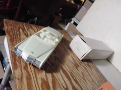 1976 EL DORADO Cadillac *phoenician Ivory* PROMO Dealer BOX Model Plastic