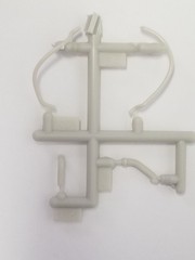 1958 Edsel Pacer RADIATOR HOSES & HEATER HOSES from AMT 1:25 Model Kit 58