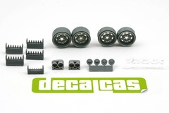 1/24 Conrero Set up 2: Rally Rims 15 inches and Lights for Belkits/Decalcas