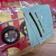 Fujimi 1/24 scale Ferrari 348 ts Plastic model kit with metal etched parts