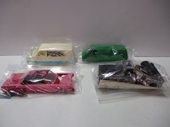4 Vintage Plastic Model Parts Lot with Dodge and Ford Vans