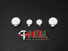 1:72 Resin Wheels Landing Gear for scale model Mil Mi 24 Zvezda