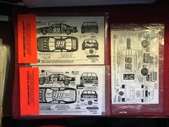 1/24 – 1/25 Vintage 1990’s Nascar Model Decals – #99 – Sold Individually