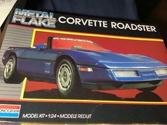 1/24 scale model kit Corvette Roadster Intake Manifold No Box