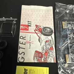 Amt/Ertl Blueprinter Fiat Double Dragster 1:25 Model Kit Old Stock Sealed Parts