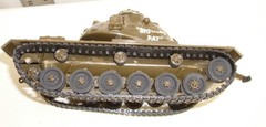 MONOGRAM BIG PAT M48A2 PATTON TANK WWII MILITARY MODEL 1:43 KIT BUILT UP
