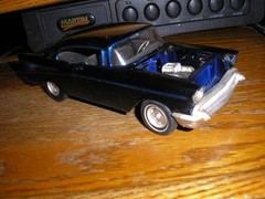 Vintage 1/25 1/24 1957 Chevy Bel Air Gasser for parts or restore Free SHIPPING