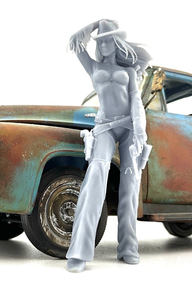 Jessica 2 Guns for model cars diorama
