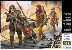 Master Box 1/24 After Humanity’s Last War Series Last Bridge Refugee Set of 3 Va