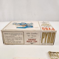 Pyro 1909 Cadillac 30 Tourer Vtg Brass Car Model 1/32 Scale 1967 Partly Built