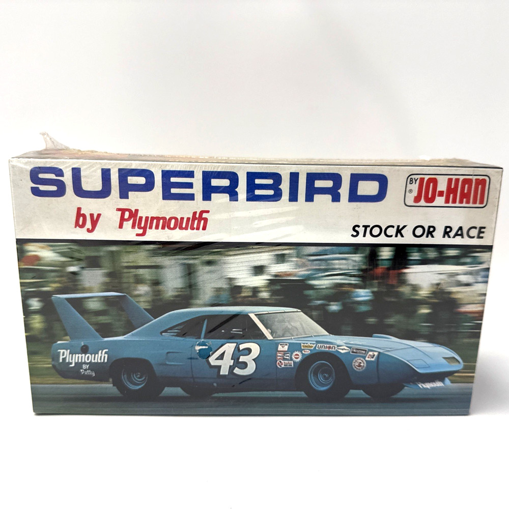 Vintage Factory Sealed JO-HAN SUPERBIRD by Plymouth STOCK OR RACE GC-1470 Sealed